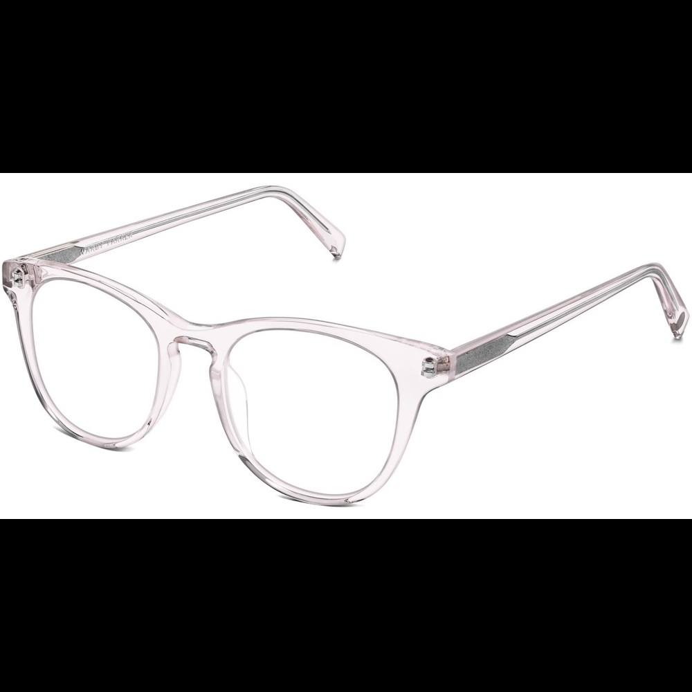 Warby Parker clear Bell glasses non prescription